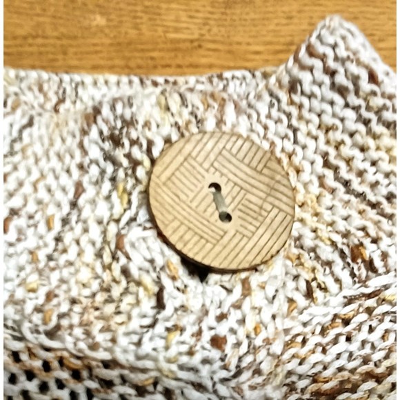 BCBG MAX AZRIA CARDIGAN SWEATER, BROWNS, SIZE MEDIUM - Picture 6 of 8